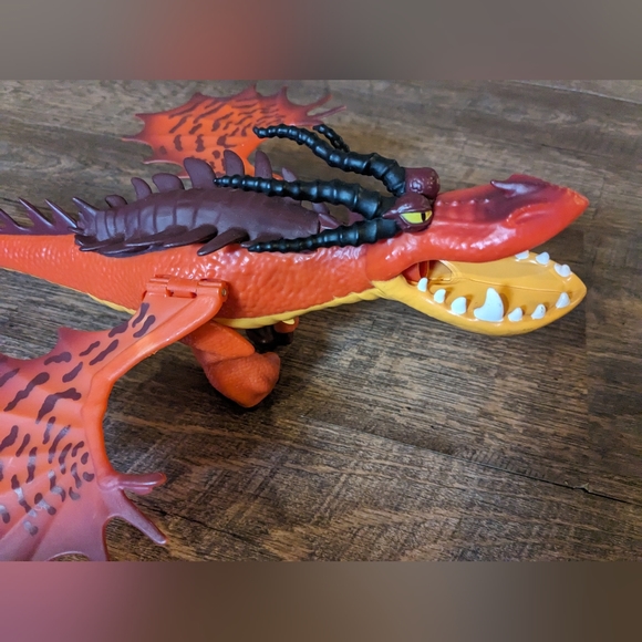 How To Train Your Dragon Hookfang Dragon Blaster Darts Not Included Works 2017 - Picture 2 of 4
